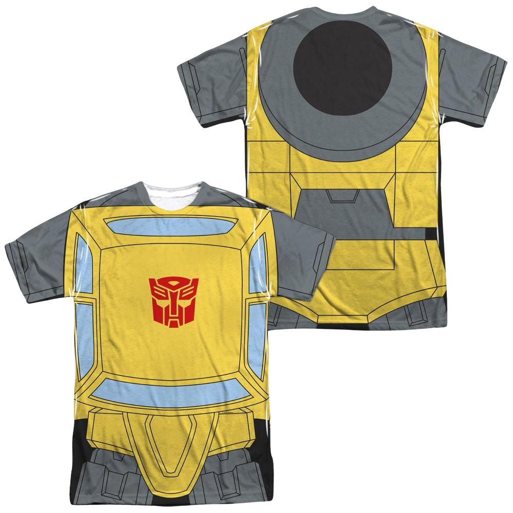 Transformers Bumblebee Costume (Front/Back Print) - Men's All-Over Print T-Shirt Men's All-Over Print T-Shirt Transformers   