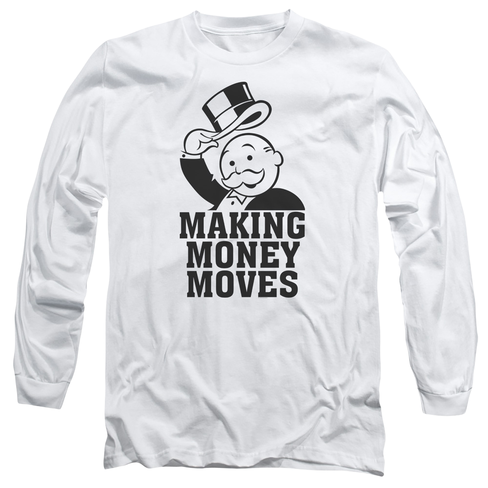 Monopoly Making Money Moves - Men's Long Sleeve T-Shirt Men's Long Sleeve T-Shirt Monopoly   