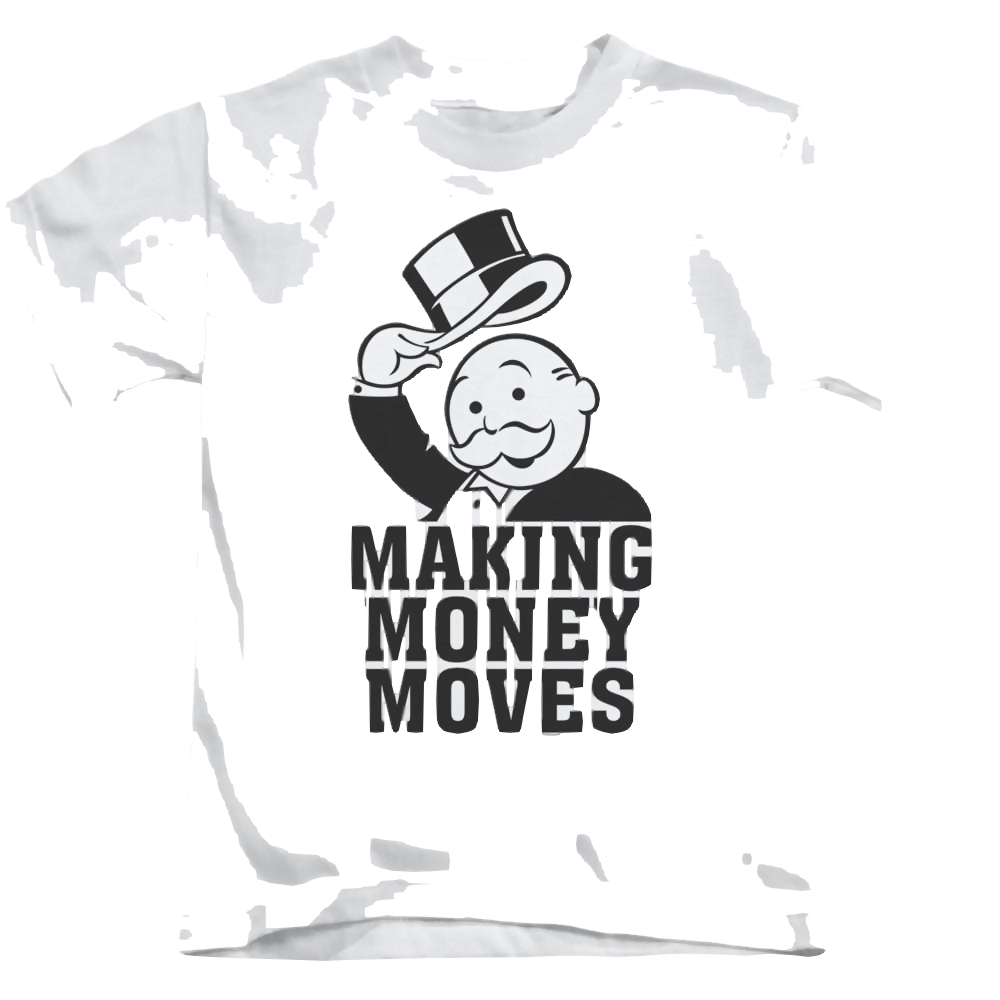 Monopoly Making Money Moves - Kid's T-Shirt Kid's T-Shirt (Ages 4-7) Monopoly   
