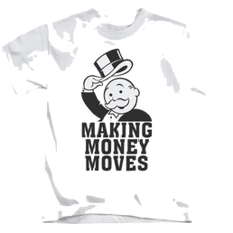 Monopoly Making Money Moves - Kid's T-Shirt Kid's T-Shirt (Ages 4-7) Monopoly   