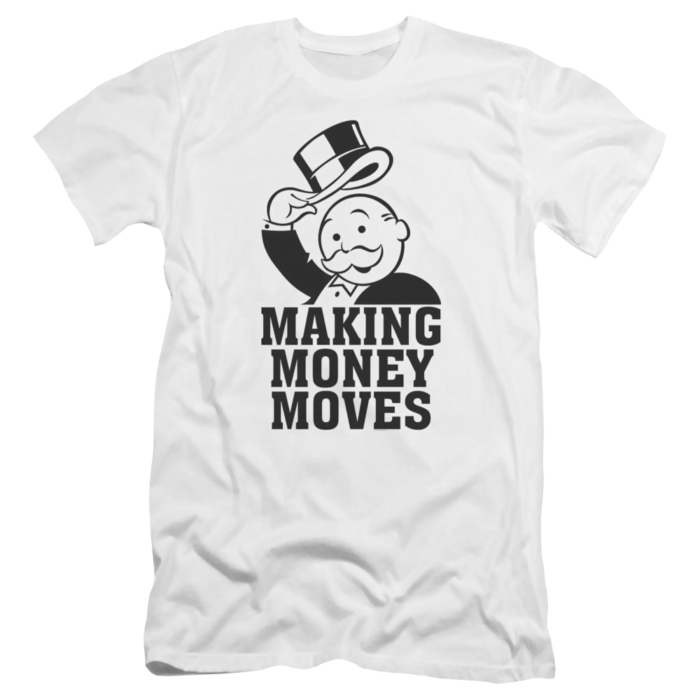 Monopoly Making Money Moves - Men's Premium Slim Fit T-Shirt Men's Premium Slim Fit T-Shirt Monopoly   