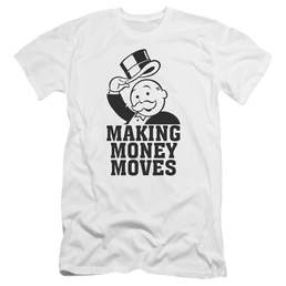 Monopoly Making Money Moves - Men's Premium Slim Fit T-Shirt Men's Premium Slim Fit T-Shirt Monopoly   