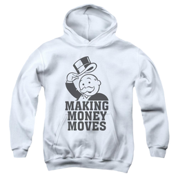 Monopoly Making Money Moves - Youth Hoodie Youth Hoodie (Ages 8-12) Monopoly   