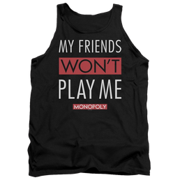 Monopoly My Friends Wont Play Me - Men's Tank Top Men's Tank Monopoly   