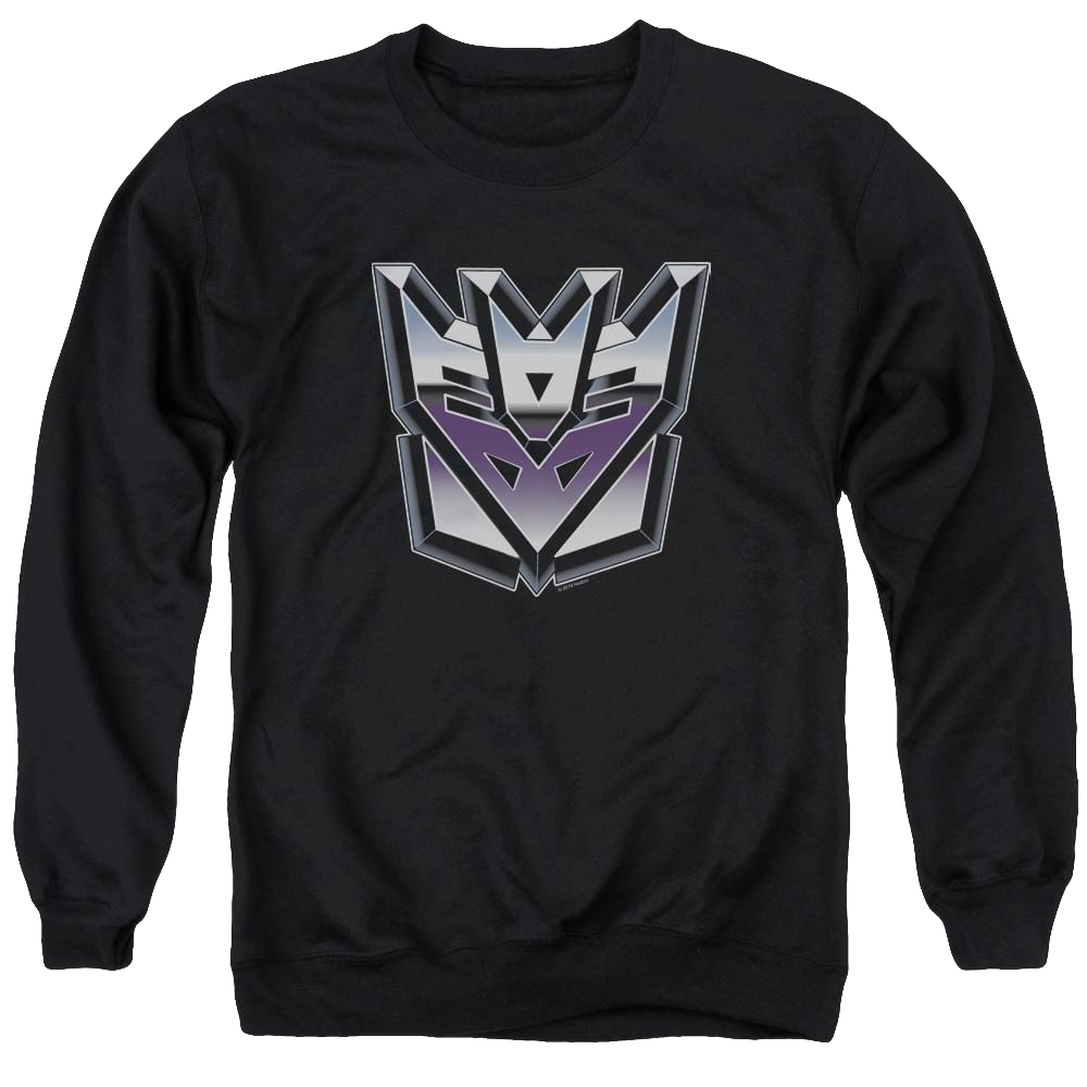 Transformers Decepticon Airbrush Logo - Men's Crewneck Sweatshirt Men's Crewneck Sweatshirt Transformers   