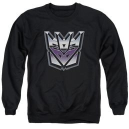 Transformers Decepticon Airbrush Logo - Men's Crewneck Sweatshirt Men's Crewneck Sweatshirt Transformers   