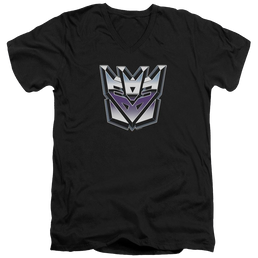 Transformers Decepticon Airbrush Logo - Men's V-Neck T-Shirt Men's V-Neck T-Shirt Transformers   