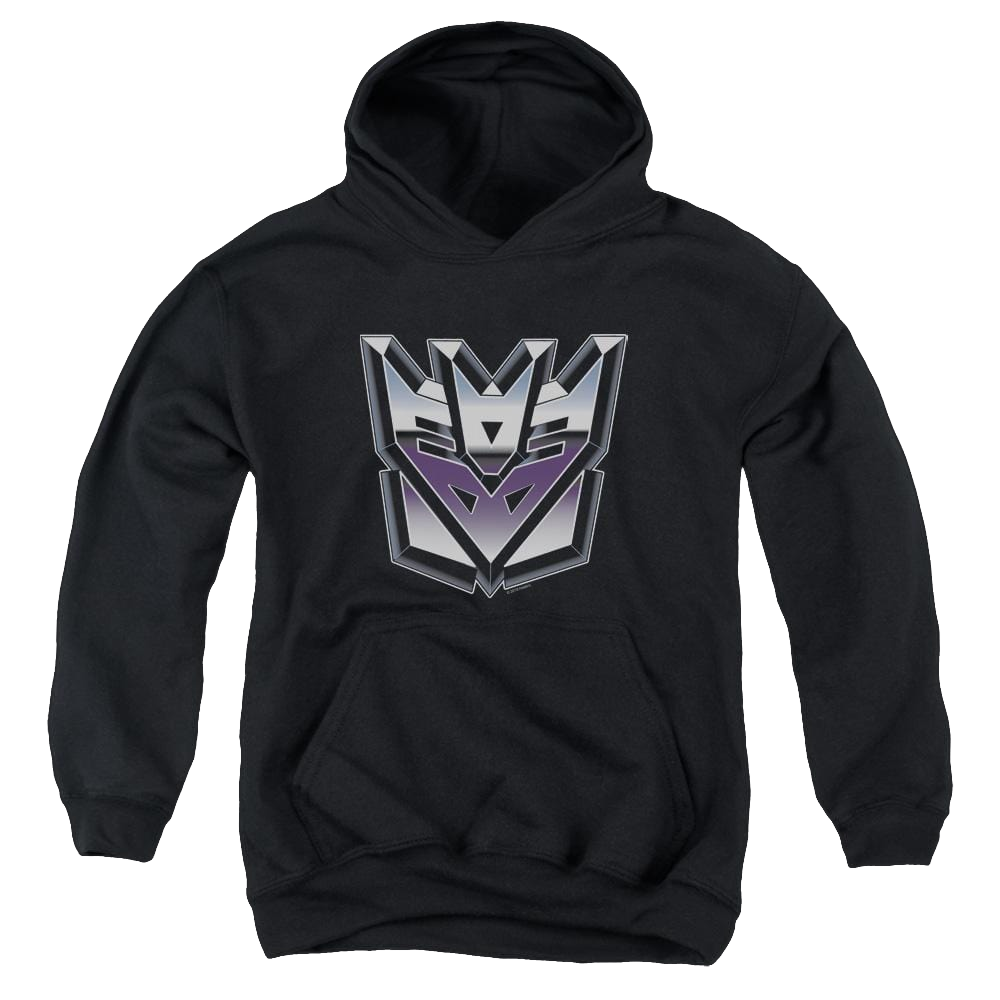 Transformers Decepticon Airbrush Logo - Youth Hoodie Youth Hoodie (Ages 8-12) Transformers   