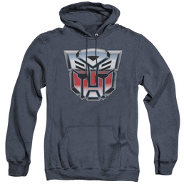 Transformers Autobot Airbrush Logo - Heather Pullover Hoodie Heather Pullover Hoodie Transformers   