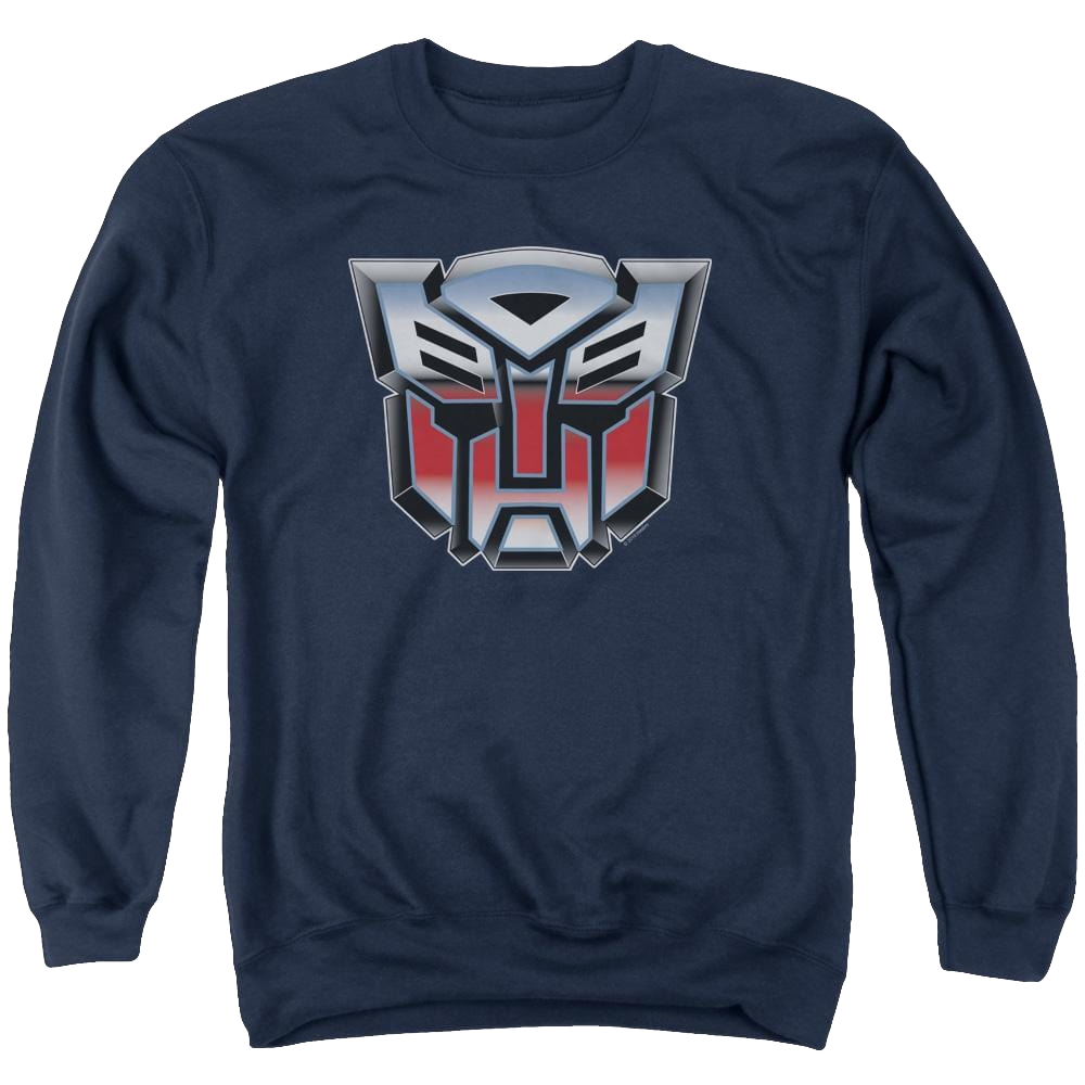 Transformers Autobot Airbrush Logo - Men's Crewneck Sweatshirt Men's Crewneck Sweatshirt Transformers   