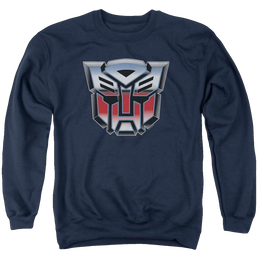 Transformers Autobot Airbrush Logo - Men's Crewneck Sweatshirt Men's Crewneck Sweatshirt Transformers   