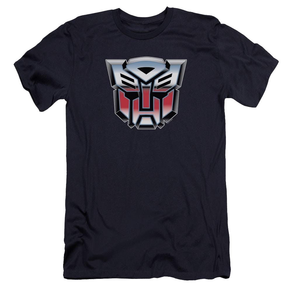 Transformers Autobot Airbrush Logo - Men's Premium Slim Fit T-Shirt Men's Premium Slim Fit T-Shirt Transformers   