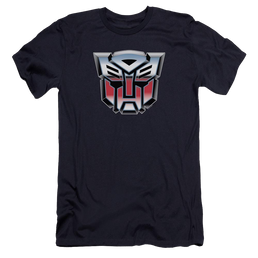 Transformers Autobot Airbrush Logo - Men's Premium Slim Fit T-Shirt Men's Premium Slim Fit T-Shirt Transformers   