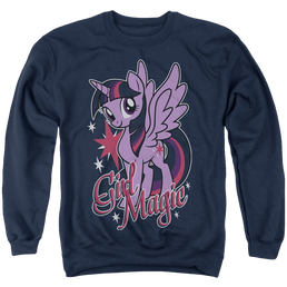My Little Pony Friendship Is Magic Girl Magic - Men's Crewneck Sweatshirt Men's Crewneck Sweatshirt My Little Pony   