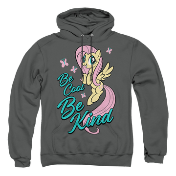 Charcoal pullover hoodie with My Little Pony Friendship Is Magic Be Kind graphic
