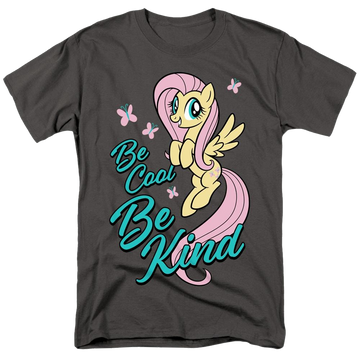 Charcoal men's regular fit t-shirt with My Little Pony Friendship Is Magic Be Kind graphic