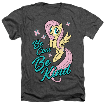 Charcoal men's heather t-shirt with My Little Pony Friendship Is Magic Be Kind graphic