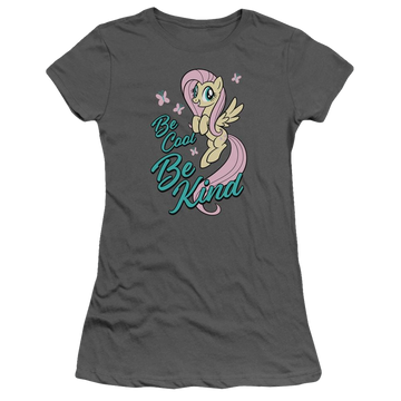 Charcoal juniors t-shirt with My Little Pony Friendship Is Magic Be Kind graphic