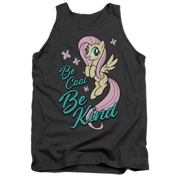 Charcoal men's tank with My Little Pony Friendship Is Magic Be Kind graphic