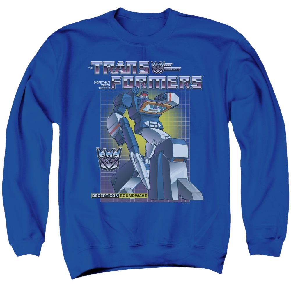 Transformers Soundwave - Men's Crewneck Sweatshirt Men's Crewneck Sweatshirt Transformers   