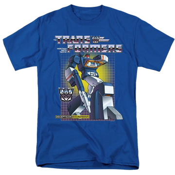 Royal men's regular fit t-shirt with Transformers Soundwave graphic