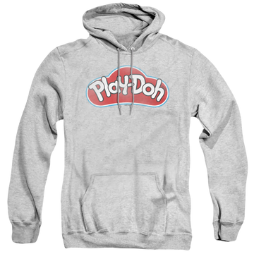 Athletic heather pullover hoodie with Play-doh Hasbro Dohs graphic