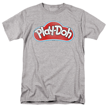 Athletic heather men's regular fit t-shirt with Play-doh Dohs graphic
