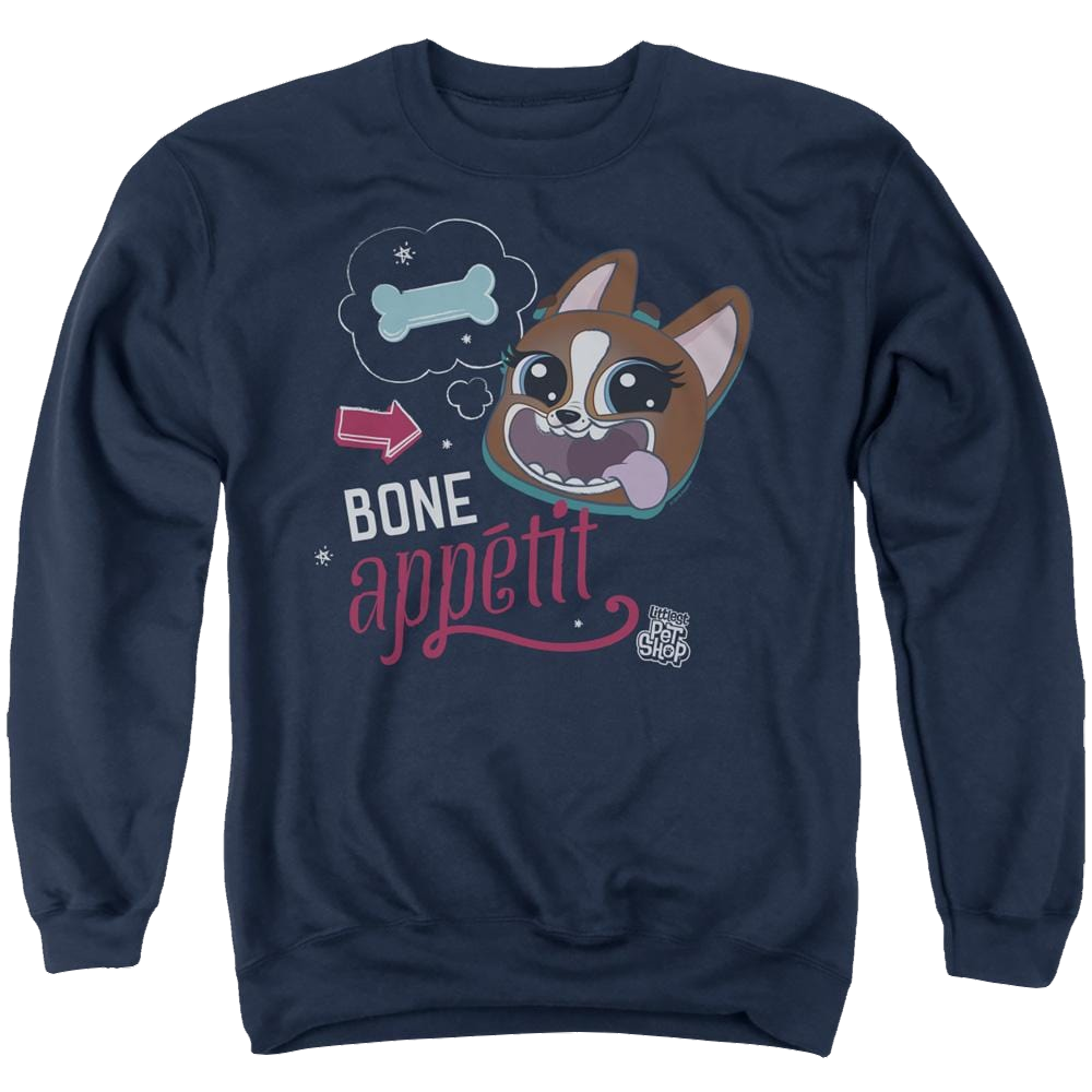 Hasbro Pet Shop Bone Appetit - Men's Crewneck Sweatshirt Men's Crewneck Sweatshirt Pet Shop   