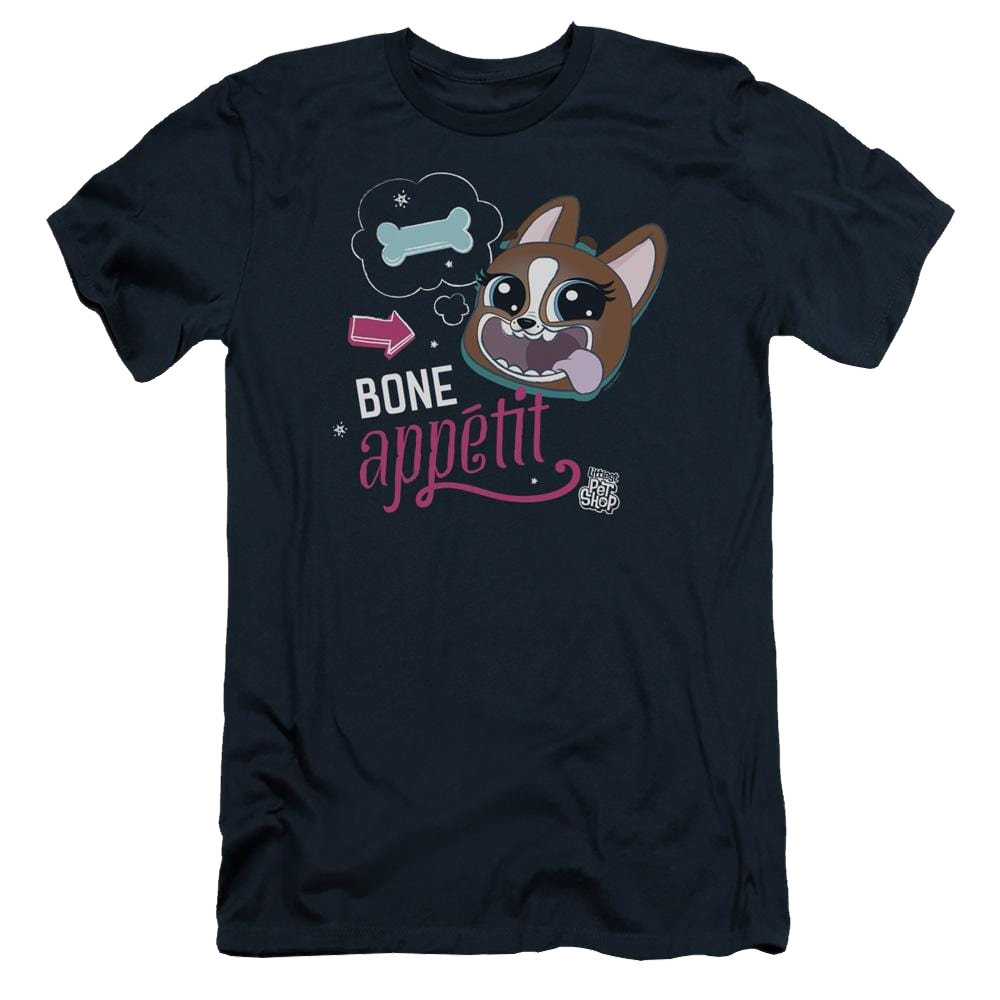Hasbro Pet Shop Bone Appetit - Men's Slim Fit T-Shirt Men's Slim Fit T-Shirt Pet Shop   