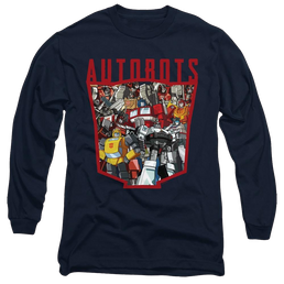Transformers Autobot Collage - Men's Long Sleeve T-Shirt Men's Long Sleeve T-Shirt Transformers   