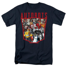 Transformers Autobot Collage - Men's Regular Fit T-Shirt Men's Regular Fit T-Shirt Transformers   