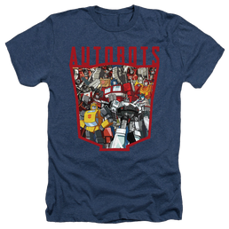 Transformers Autobot Collage - Men's Heather T-Shirt Men's Heather T-Shirt Transformers   