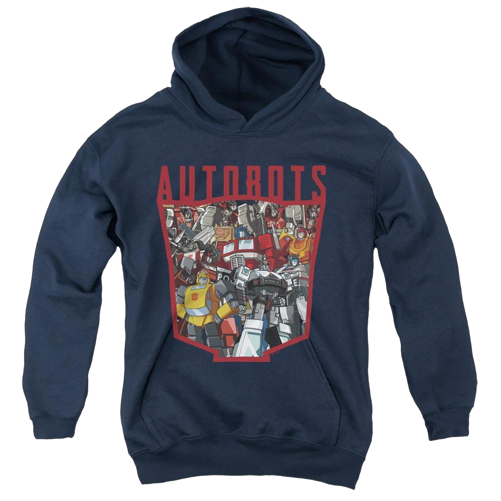 Transformers Autobot Collage - Youth Hoodie Youth Hoodie (Ages 8-12) Transformers   