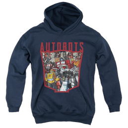 Transformers Autobot Collage - Youth Hoodie Youth Hoodie (Ages 8-12) Transformers   
