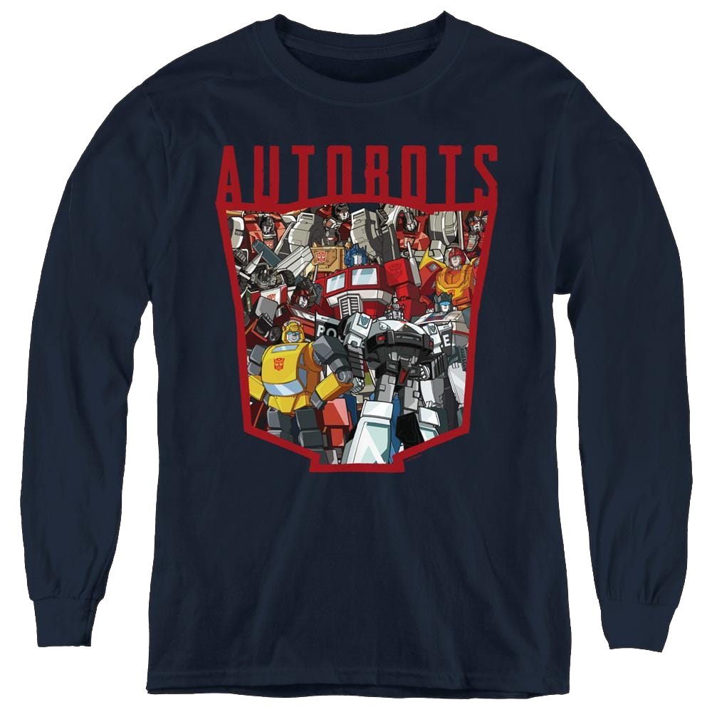 Transformers Autobot Collage - Youth Long Sleeve T-Shirt Youth Long Sleeve T-Shirt Transformers   