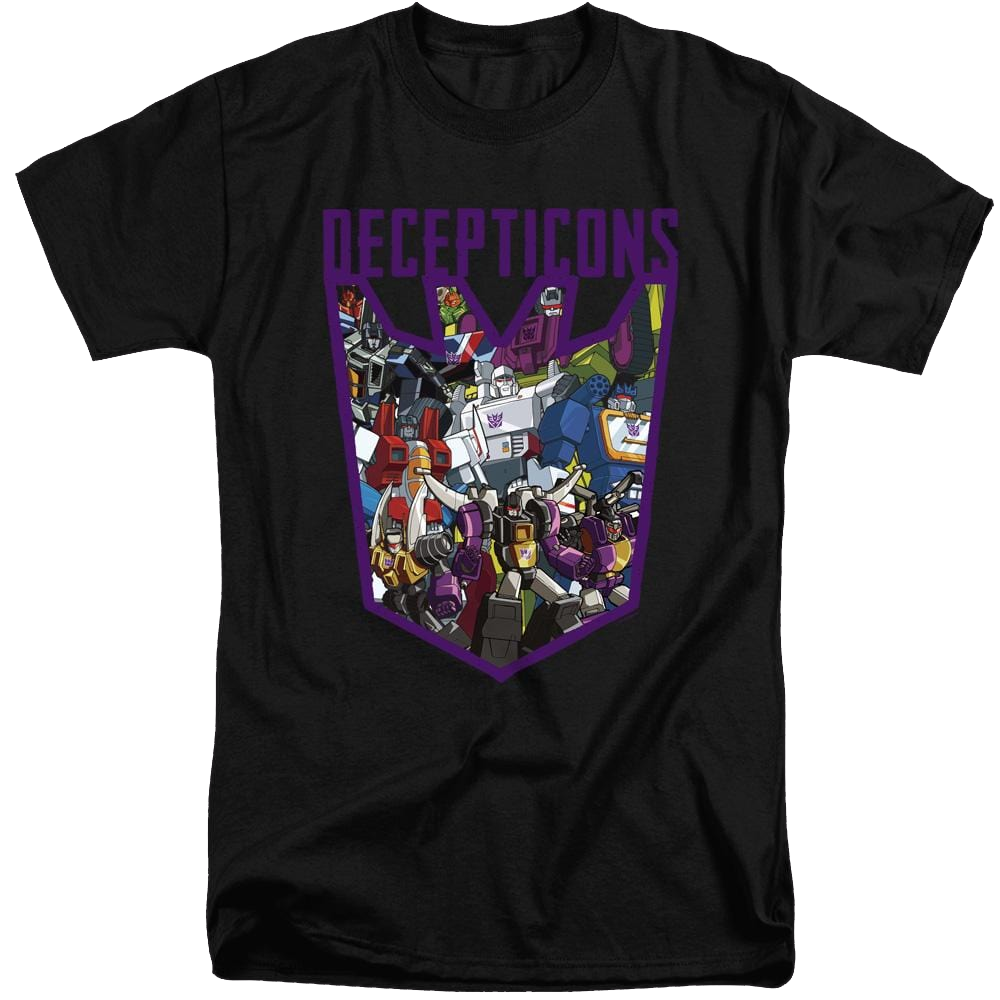 Transformers Decepticon Collage - Men's Tall Fit T-Shirt Men's Tall Fit T-Shirt Transformers   