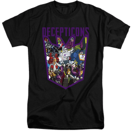 Transformers Decepticon Collage - Men's Tall Fit T-Shirt Men's Tall Fit T-Shirt Transformers   