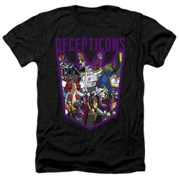 Transformers Decepticon Collage - Men's Heather T-Shirt Men's Heather T-Shirt Transformers   