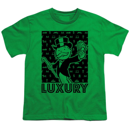 Monopoly Luxury - Youth T-Shirt Youth T-Shirt (Ages 8-12) Monopoly   