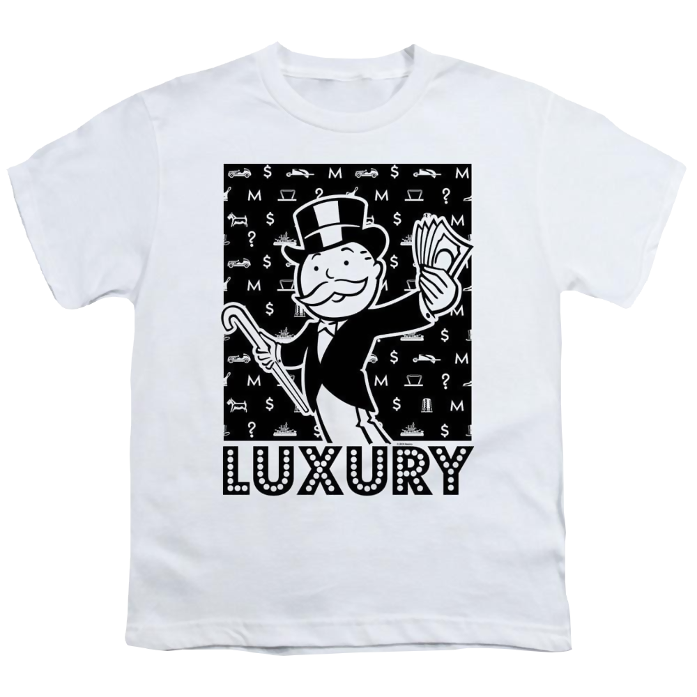 Monopoly Luxury - Youth T-Shirt Youth T-Shirt (Ages 8-12) Monopoly   