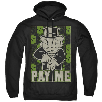 Monopoly Pay Me - Pullover Hoodie Pullover Hoodie Monopoly   