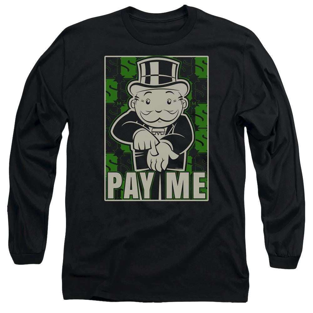 Monopoly Pay Me - Men's Long Sleeve T-Shirt Men's Long Sleeve T-Shirt Monopoly   