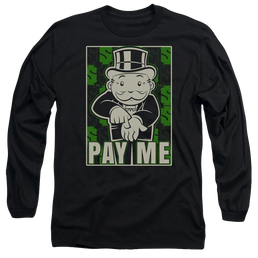 Monopoly Pay Me - Men's Long Sleeve T-Shirt Men's Long Sleeve T-Shirt Monopoly   