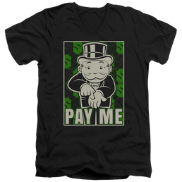 Monopoly Pay Me - Men's V-Neck T-Shirt Men's V-Neck T-Shirt Monopoly   
