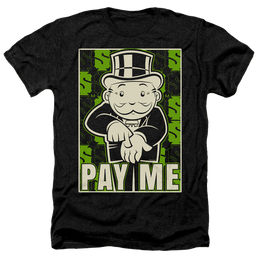 Hasbro Pay Me - Men's Heather T-Shirt Men's Heather T-Shirt Monopoly   