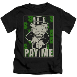 Monopoly Pay Me - Kid's T-Shirt Kid's T-Shirt (Ages 4-7) Monopoly   