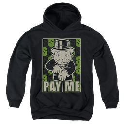 Monopoly Pay Me - Youth Hoodie Youth Hoodie (Ages 8-12) Monopoly   