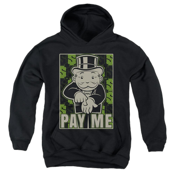 Monopoly Pay Me - Youth Hoodie Youth Hoodie (Ages 8-12) Monopoly   