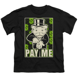Monopoly Pay Me - Youth T-Shirt Youth T-Shirt (Ages 8-12) Monopoly   