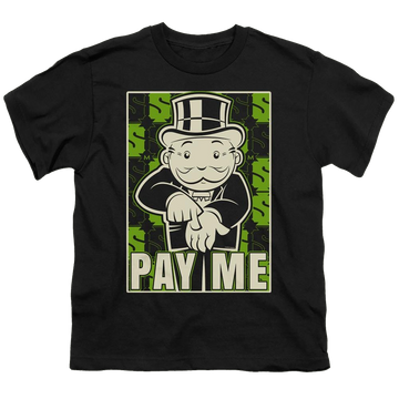 Monopoly Pay Me - Youth T-Shirt Youth T-Shirt (Ages 8-12) Monopoly   
